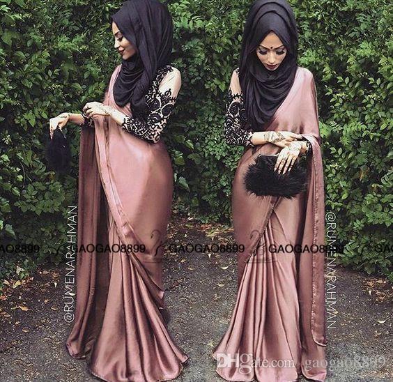 Hijab Fashion with Saree