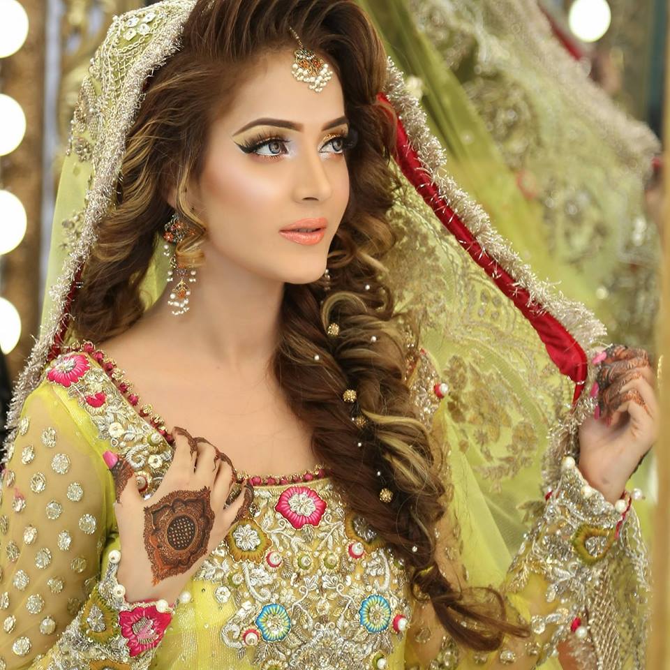 Pakistani Bridal Hairstyles Wedding Bridal Pakistani Hairstyles Kashee Hair Style Mehndi Kashees 0144