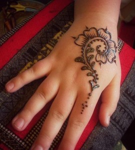 Arabic Mehndi Designs for Kids